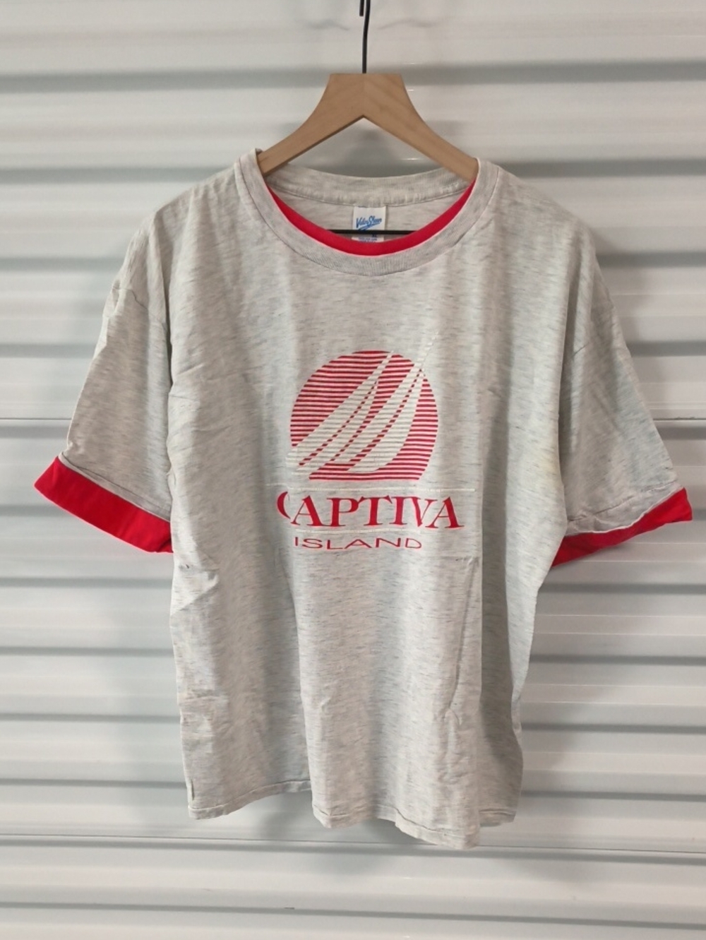 Vtg Velva Sheen Captiva Island Crewneck Short Sleeve T-shirt XL